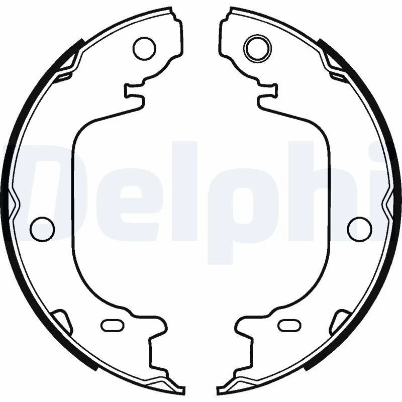 Conjunto de pastilhas de travão DELPHI LS2122