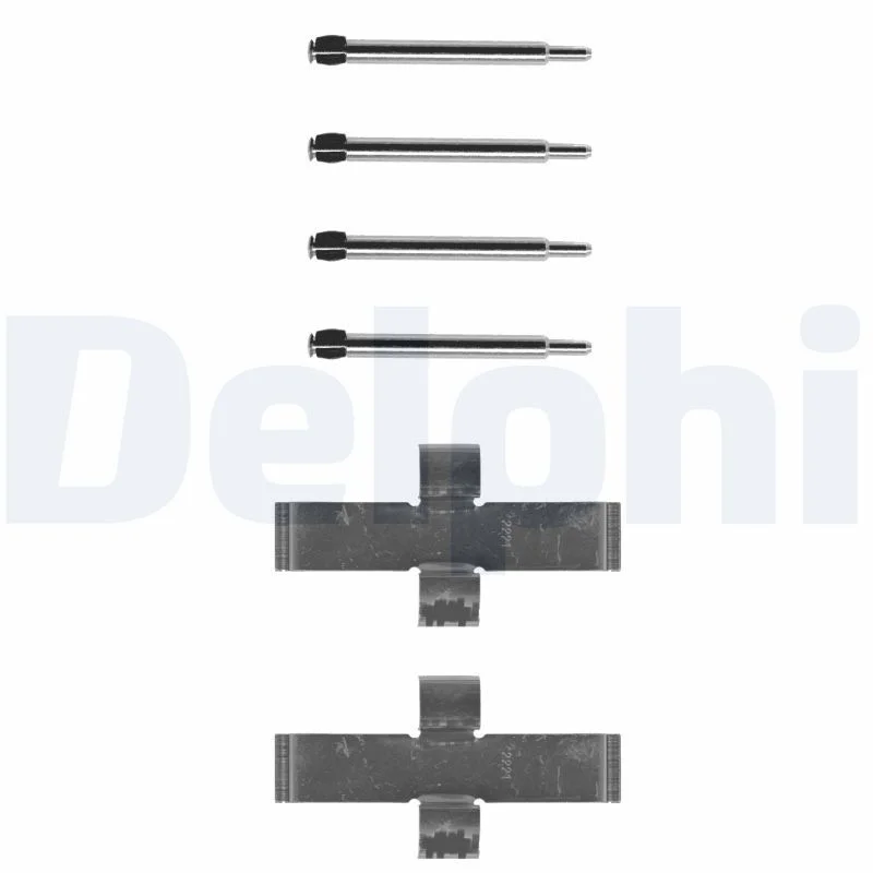 Kit de acessórios, pastilha de travão de disco DELPHI LX0013