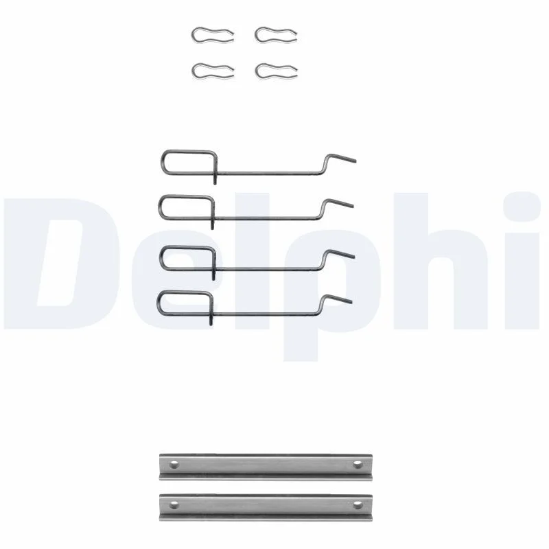 Kit de acessórios, pastilha de travão de disco DELPHI LX0113