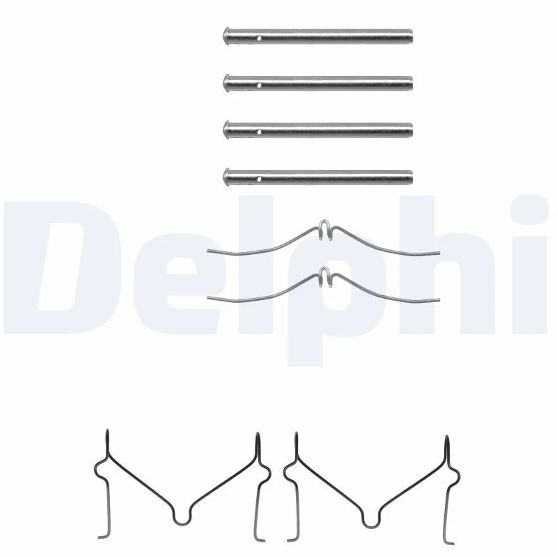 Kit de acessórios, pastilha de travão de disco DELPHI LX0143