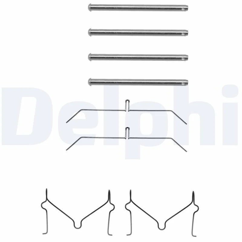 Kit de acessórios, pastilha de travão de disco DELPHI LX0145