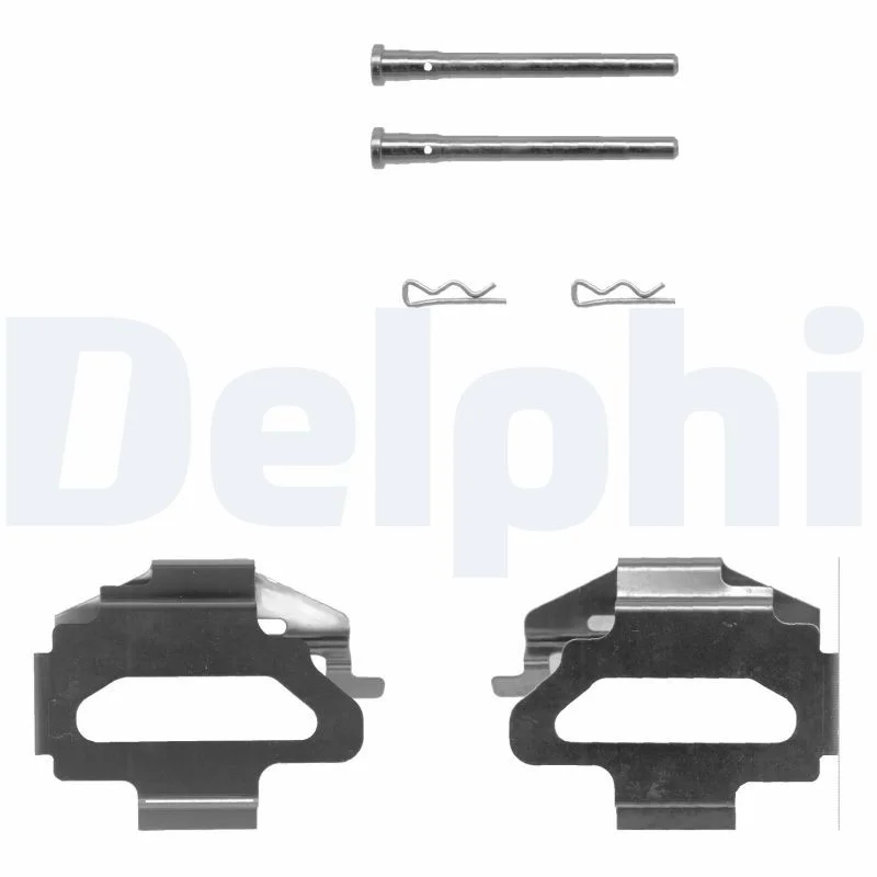 Kit de acessórios, pastilha de travão de disco DELPHI LX0150
