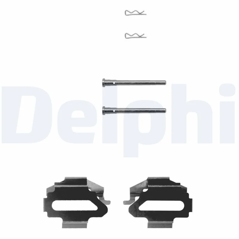 Kit de acessórios, pastilha de travão de disco DELPHI LX0162