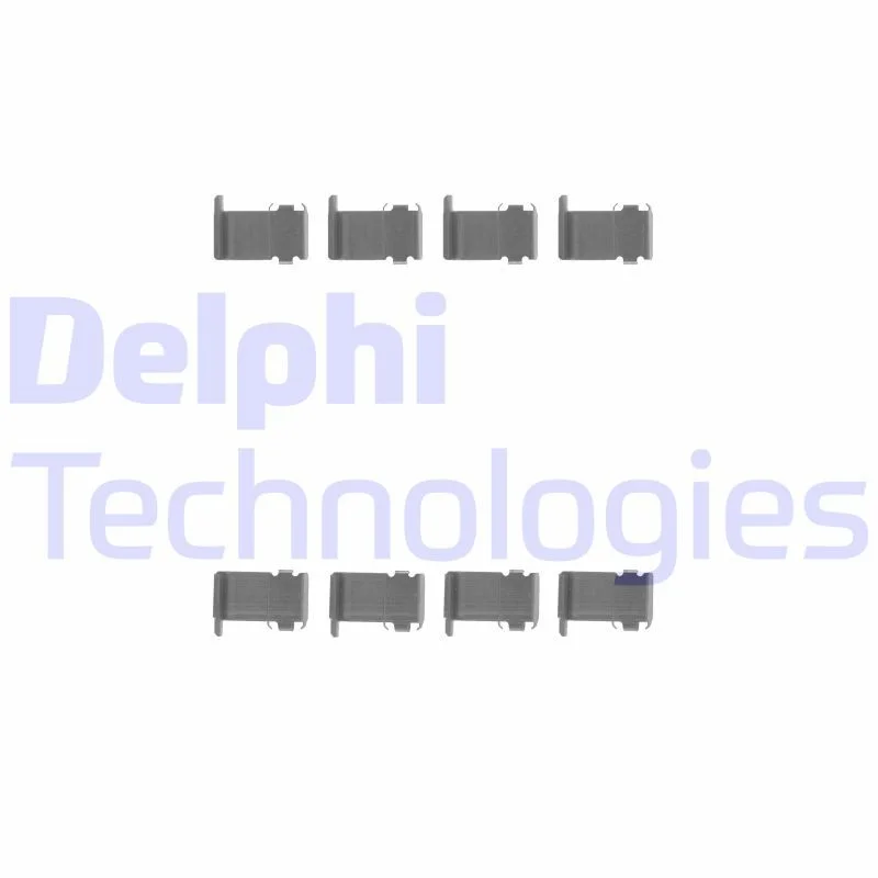 Kit de acessórios, pastilha de travão de disco DELPHI LX0226