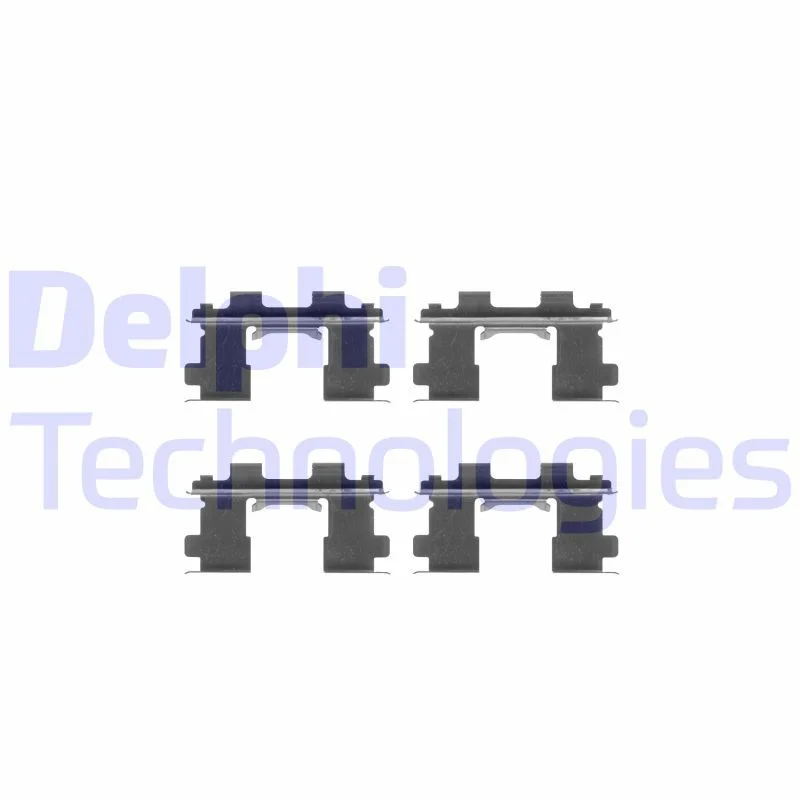 Accessory Kit, disc brake pad DELPHI LX0252