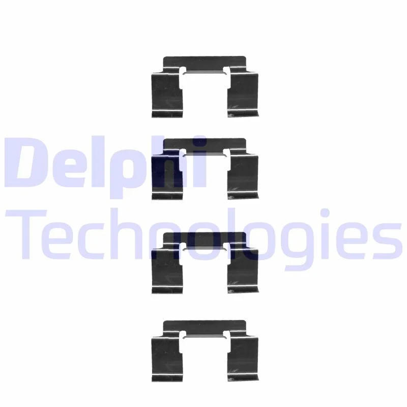 Kit de acessórios, pastilha de travão de disco DELPHI LX0337