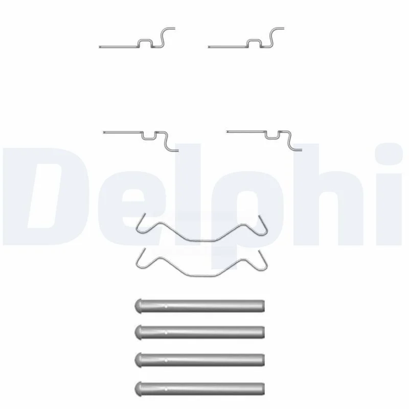 Accessory Kit, disc brake pad DELPHI LX0435
