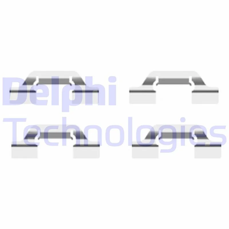 Kit de acessórios, pastilha de travão de disco DELPHI LX0438