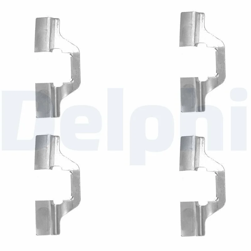 Kit de acessórios, pastilha de travão de disco DELPHI LX0492