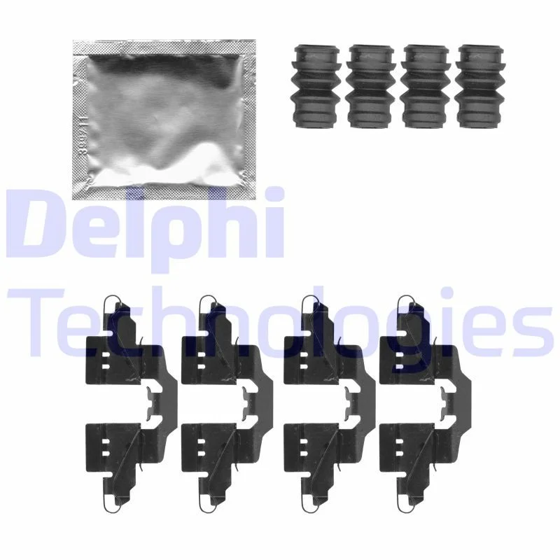 Kit de acessórios, pastilha de travão de disco DELPHI LX0550