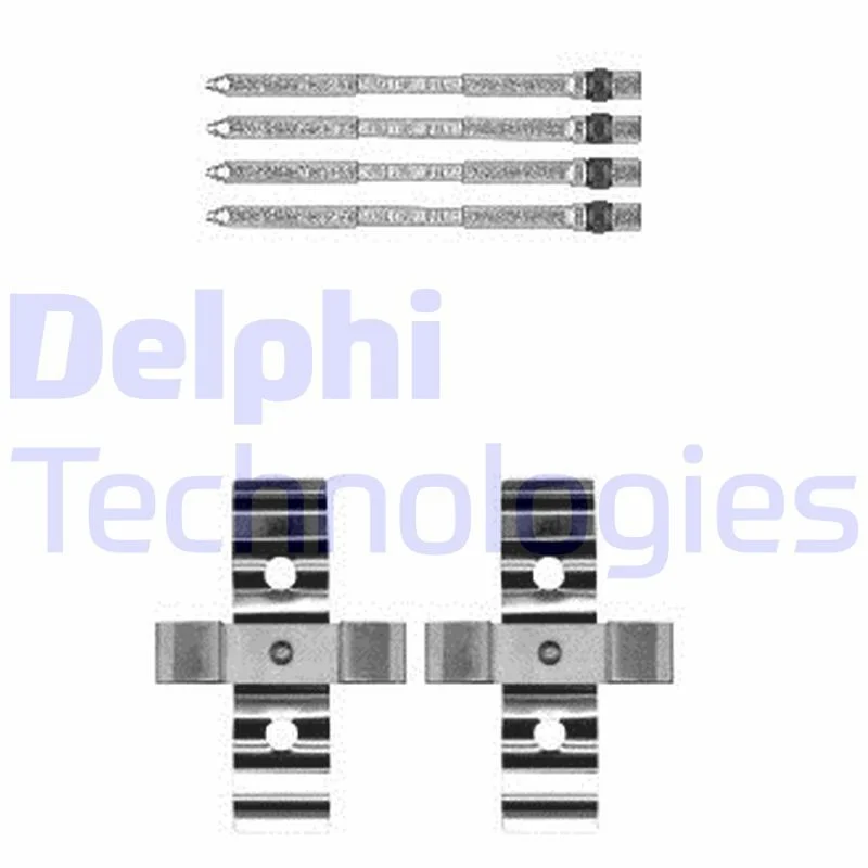 Accessory Kit, disc brake pad DELPHI LX0604