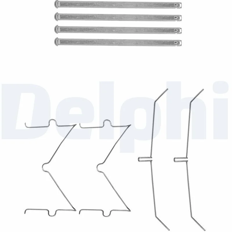 Kit de acessórios, pastilha de travão de disco DELPHI LX0627