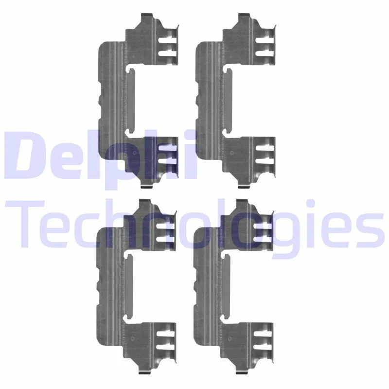 Kit de acessórios, pastilha de travão de disco DELPHI LX0629