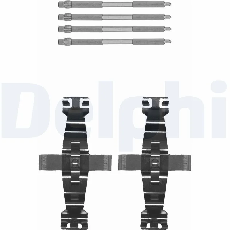 Kit de acessórios, pastilha de travão de disco DELPHI LX0674