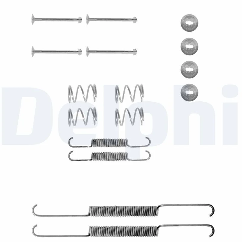 Kit de acessórios, sapatas de travão DELPHI LY1001
