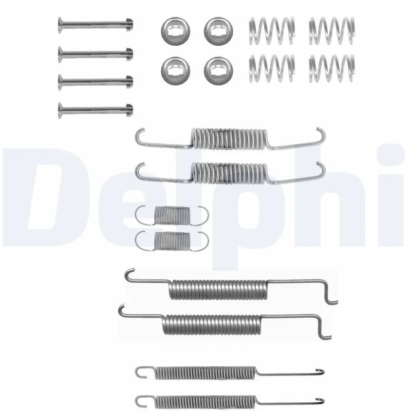 Kit de acessórios, sapatas de travão DELPHI LY1033