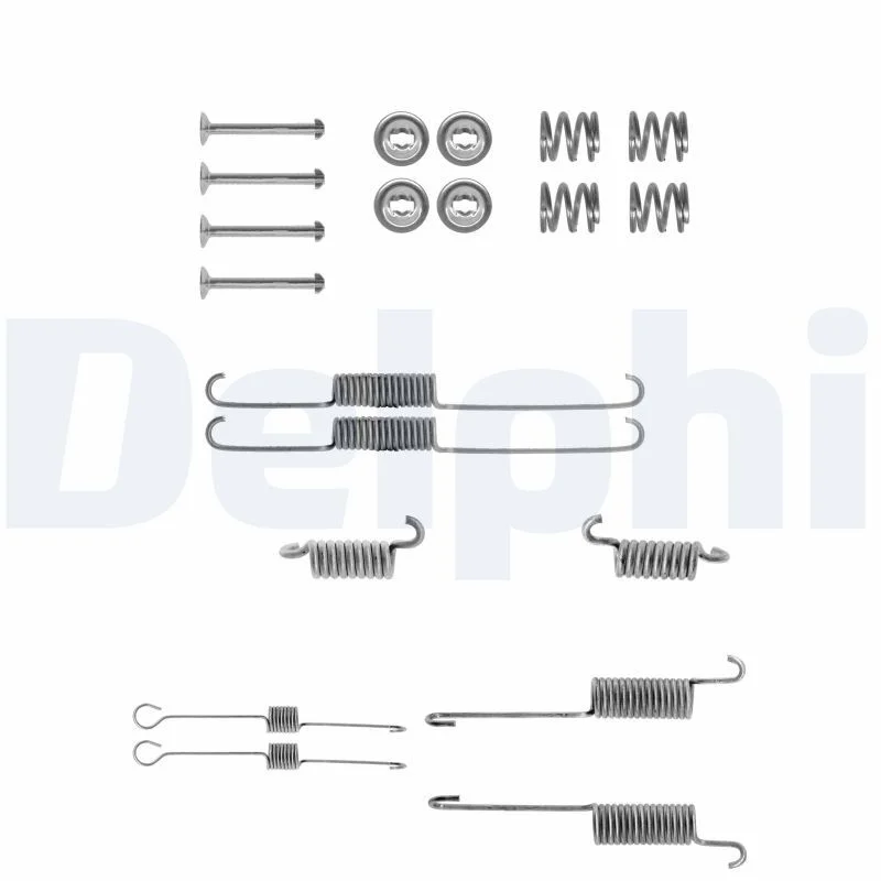 Kit de acessórios, sapatas de travão DELPHI LY1039