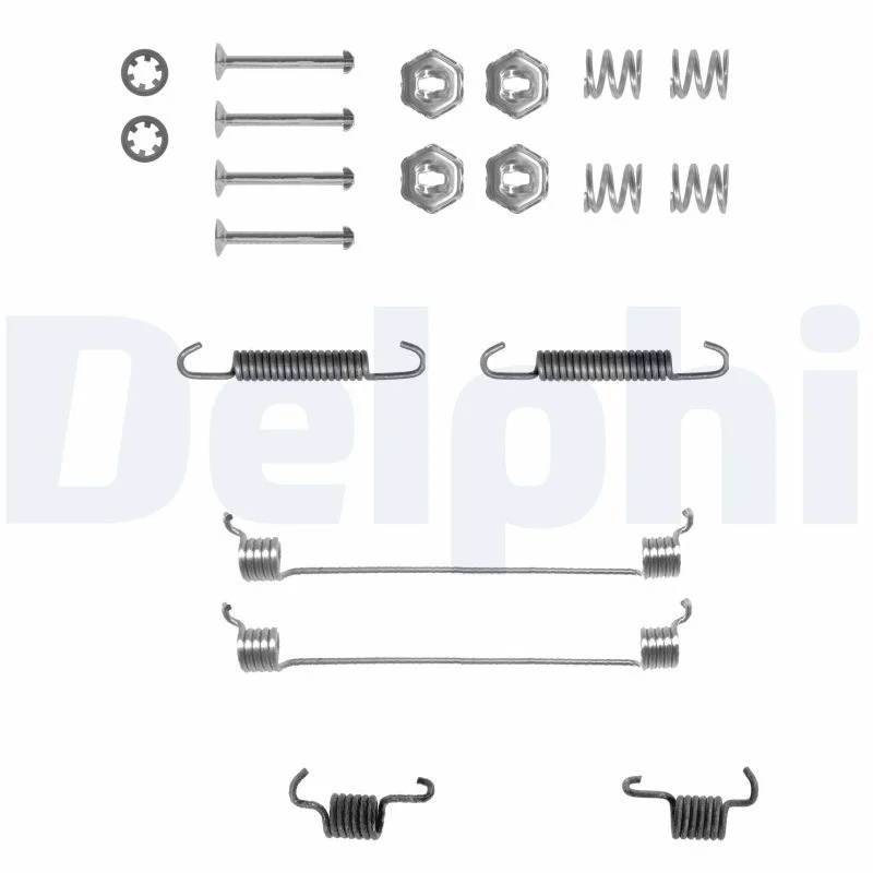 Kit de acessórios, sapatas de travão DELPHI LY1055
