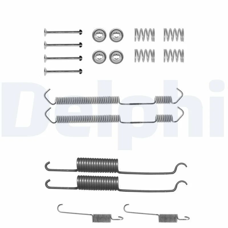 Kit de acessórios, sapatas de travão DELPHI LY1063