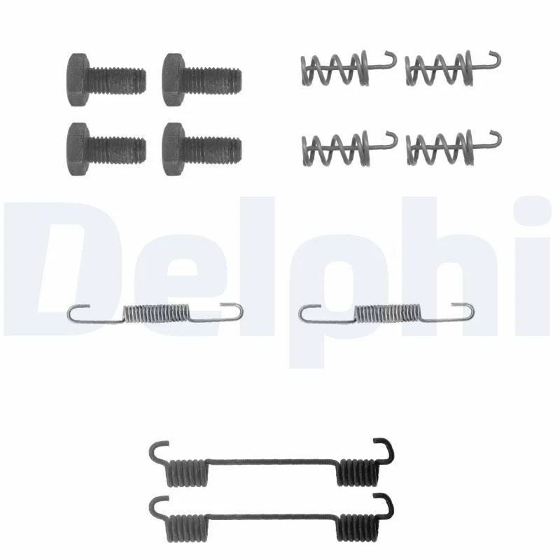Kit de acessórios, sapatas do travão de estacionamento DELPHI LY1104