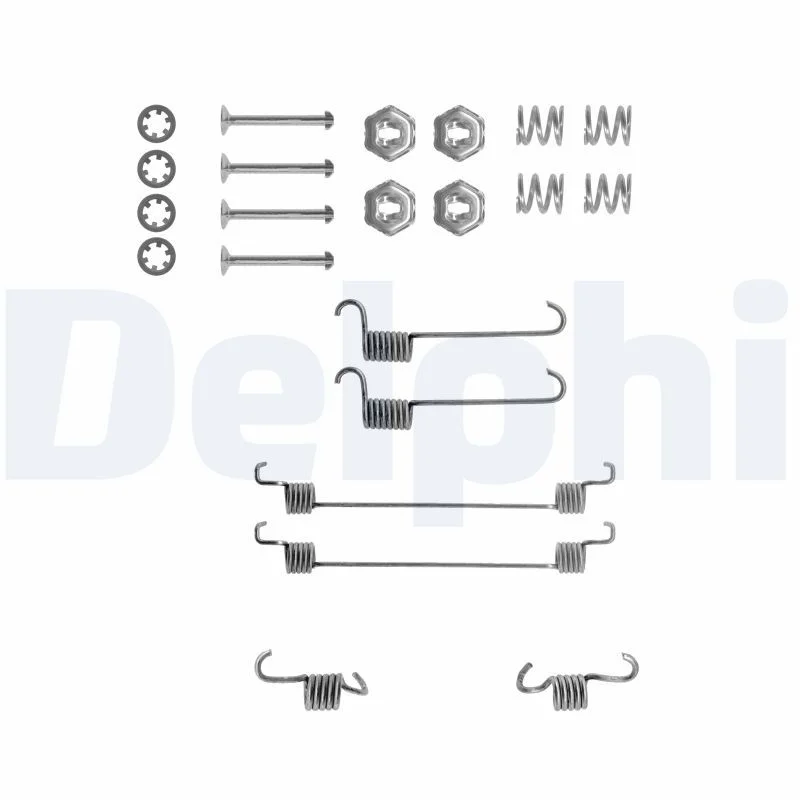 Kit de acessórios, sapatas de travão DELPHI LY1110