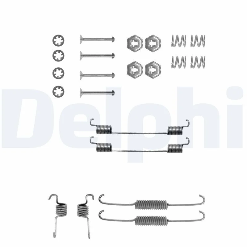 Kit de acessórios, sapatas de travão DELPHI LY1117