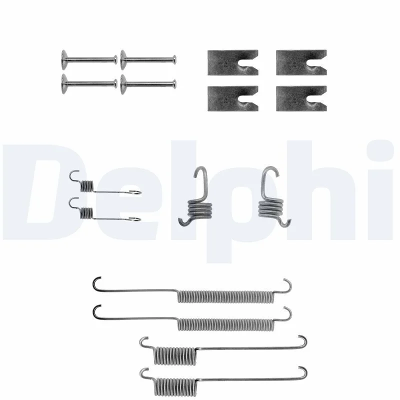 Kit de acessórios, sapatas de travão DELPHI LY1140