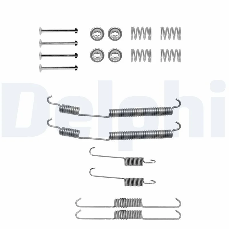 Kit de acessórios, sapatas de travão DELPHI LY1228