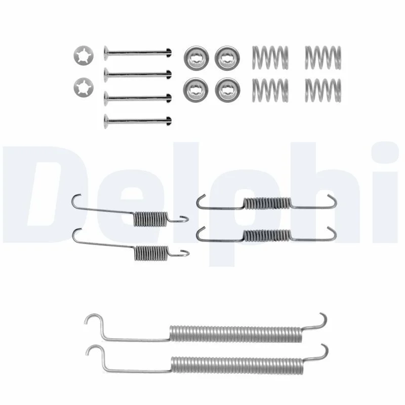 Kit de acessórios, sapatas de travão DELPHI LY1231