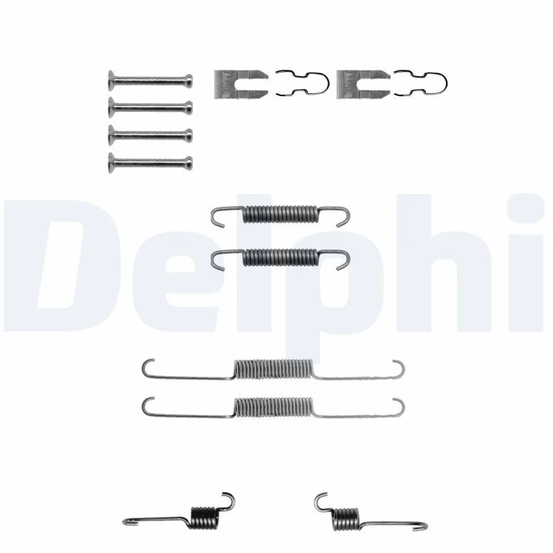 Kit de acessórios, sapatas de travão DELPHI LY1238