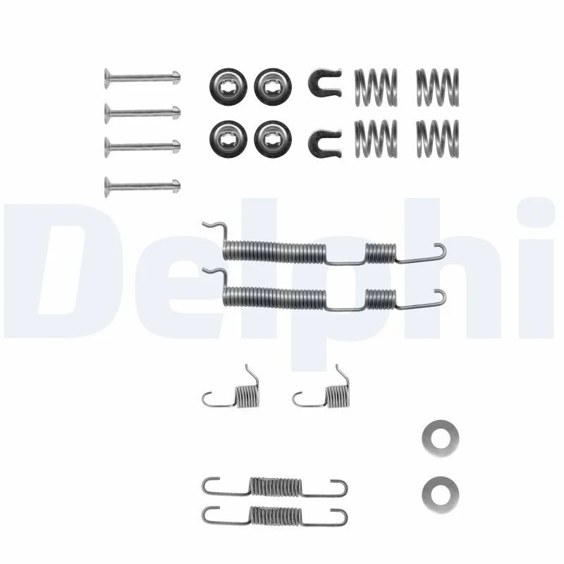 Kit de acessórios, sapatas de travão DELPHI LY1240