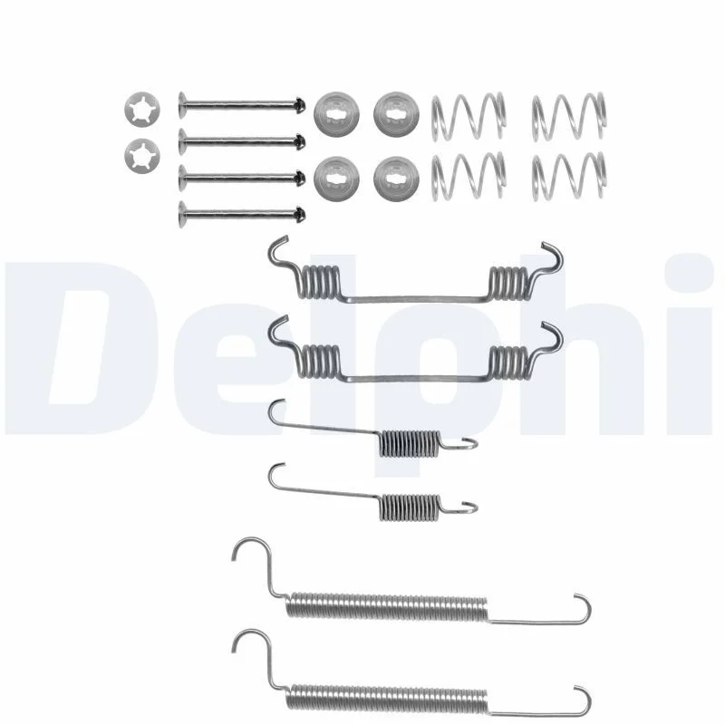 Kit de acessórios, sapatas de travão DELPHI LY1241