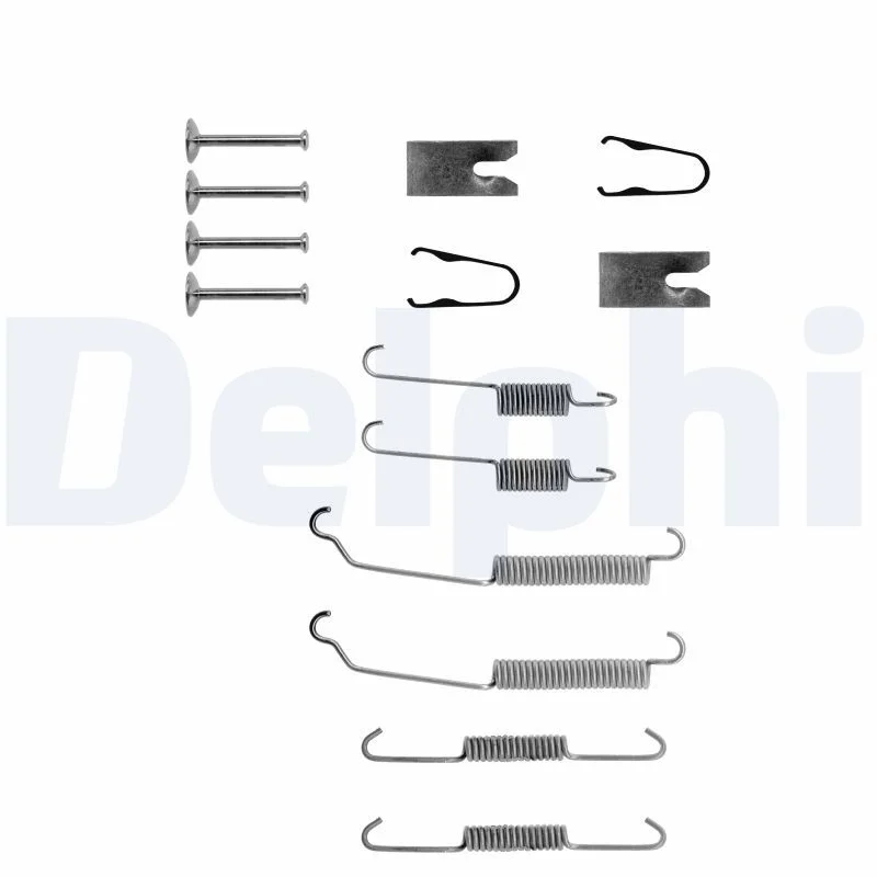 Kit de acessórios, sapatas de travão DELPHI LY1257