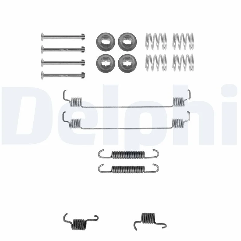 Kit de acessórios, sapatas de travão DELPHI LY1261