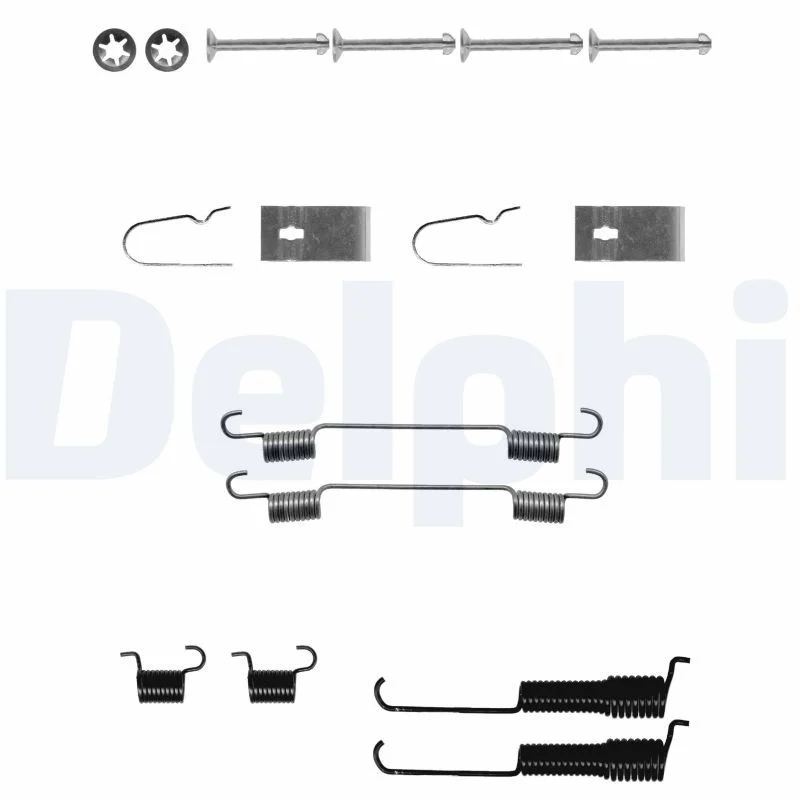 Kit de acessórios, sapatas de travão DELPHI LY1296