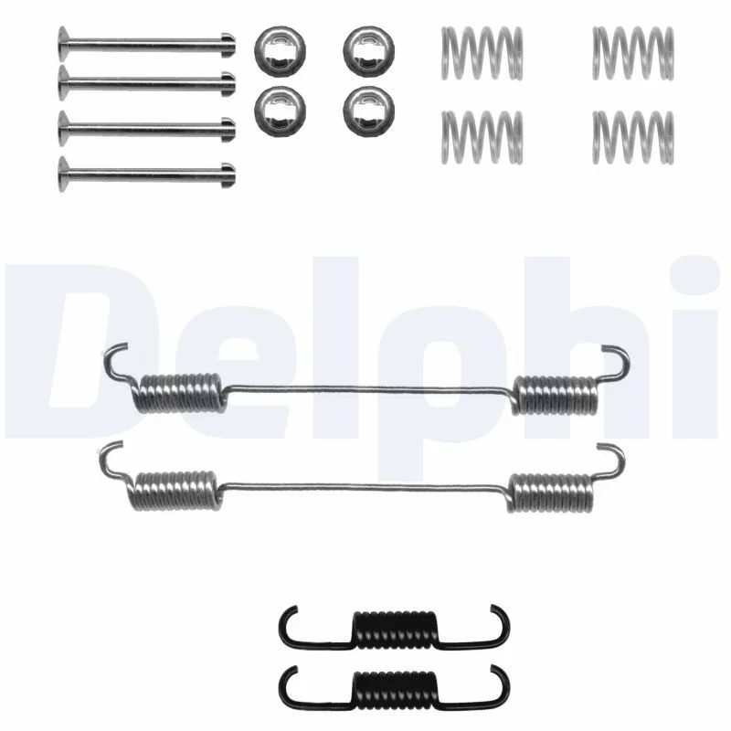 Kit de acessórios, sapatas de travão DELPHI LY1301
