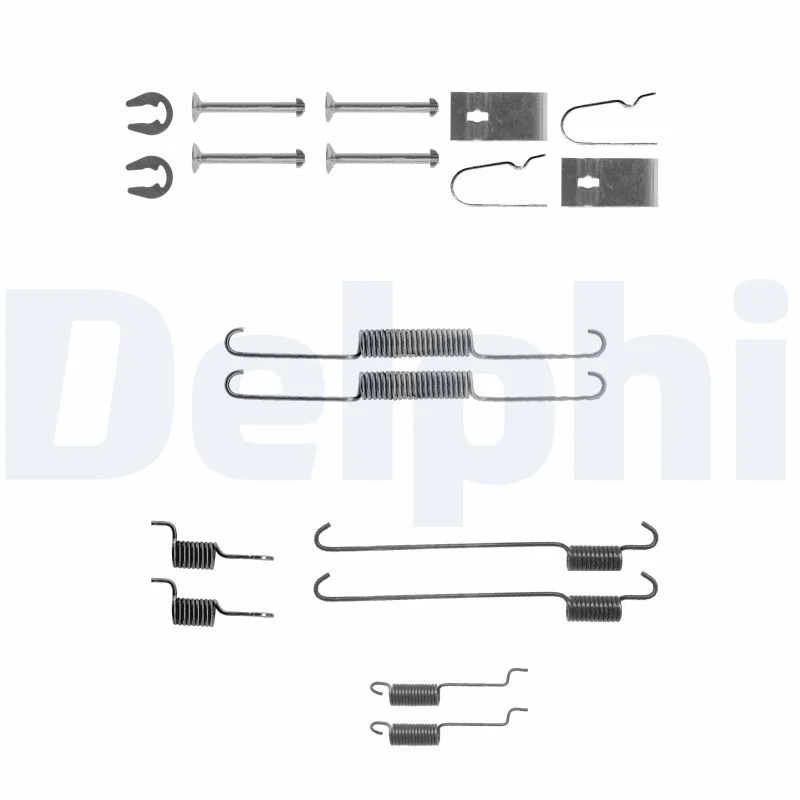 Kit de acessórios, sapatas de travão DELPHI LY1311