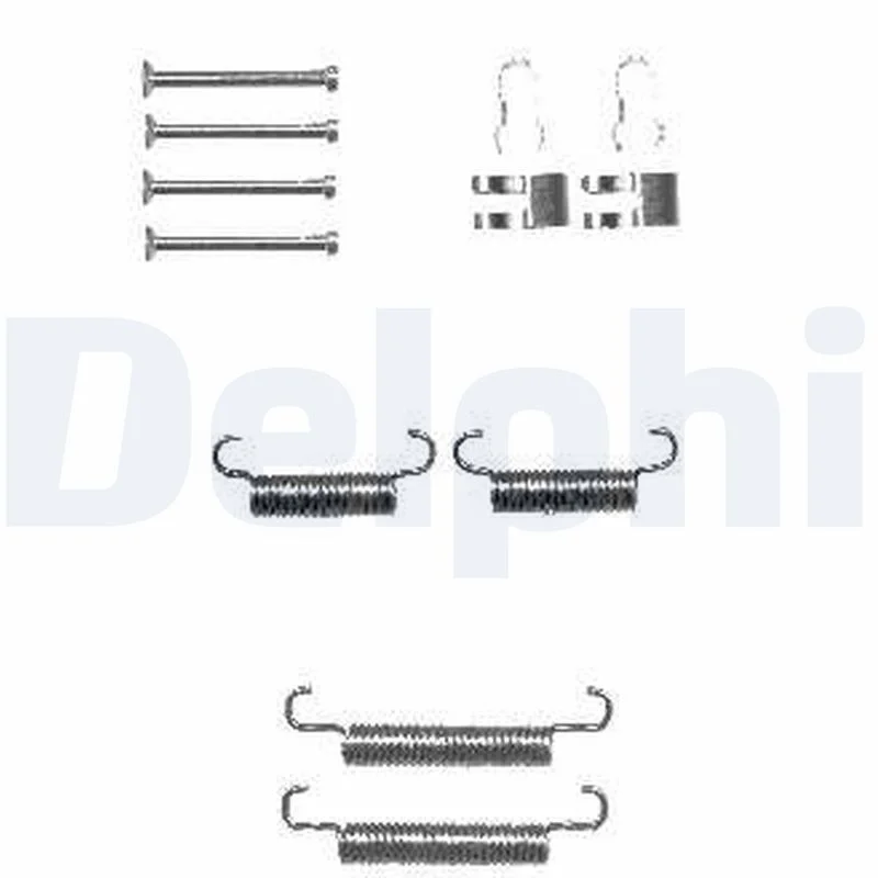 Kit de acessórios, sapatas do travão de estacionamento DELPHI LY1333