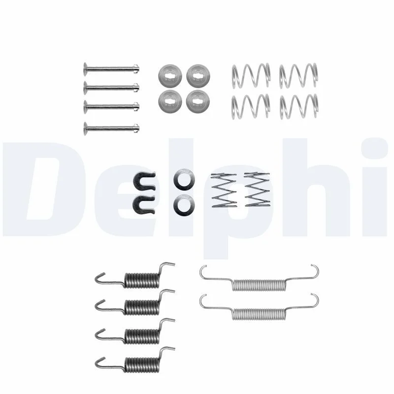 Kit de acessórios, sapatas do travão de estacionamento DELPHI LY1348