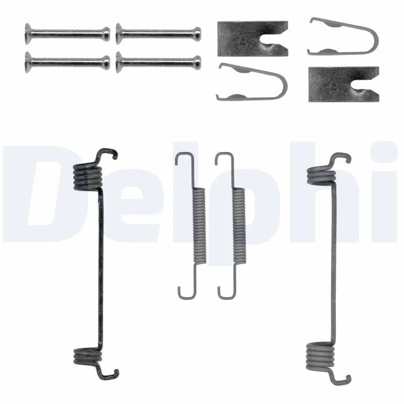 Kit de acessórios, sapatas do travão de estacionamento DELPHI LY1350
