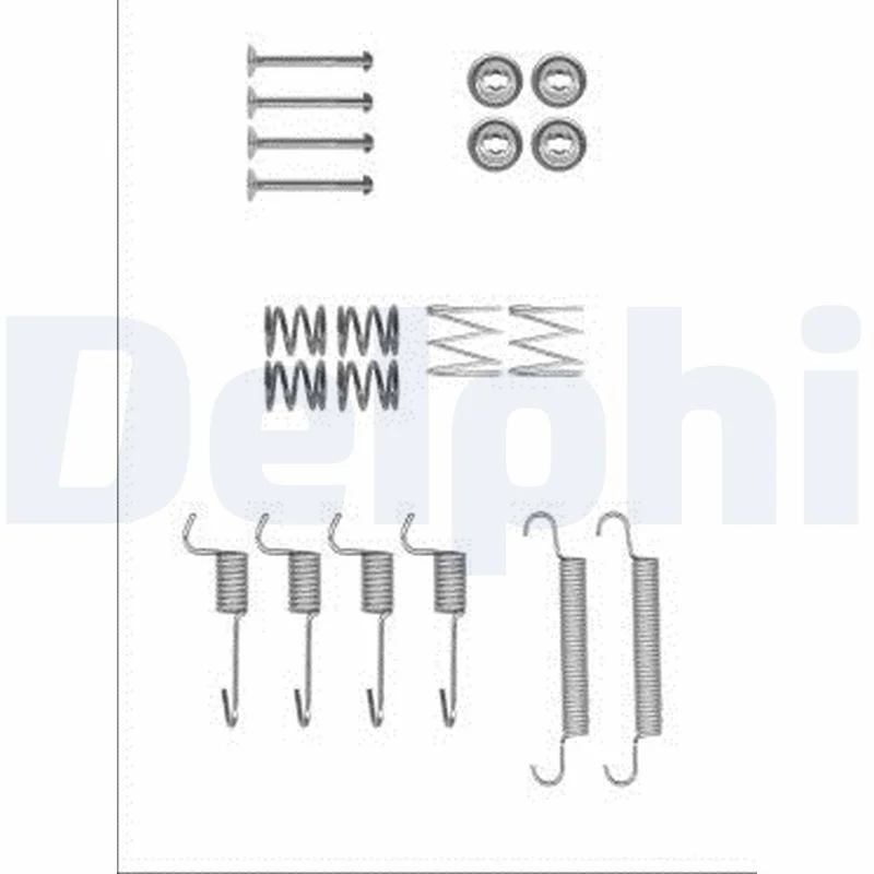 Kit de acessórios, sapatas do travão de estacionamento DELPHI LY1371