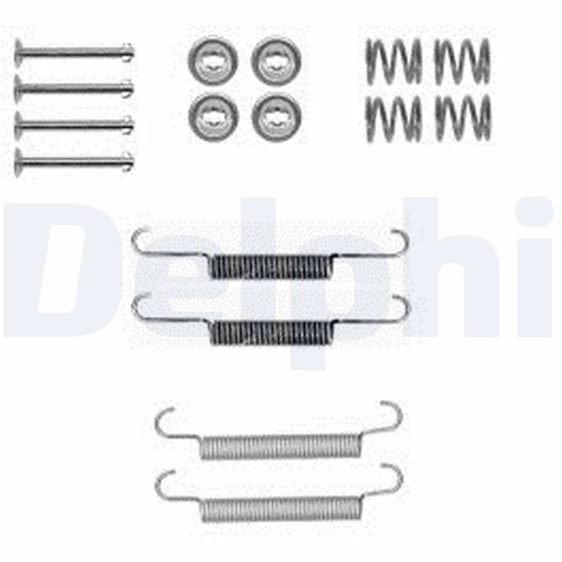 Kit de acessórios, sapatas do travão de estacionamento DELPHI LY1377