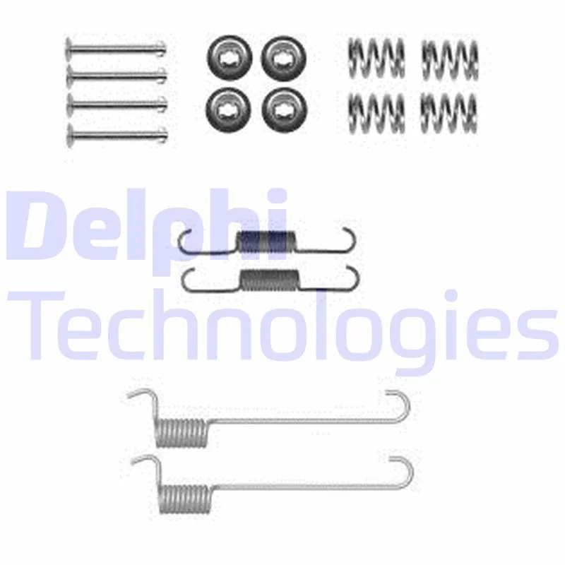 Kit de acessórios, sapatas do travão de estacionamento DELPHI LY1379
