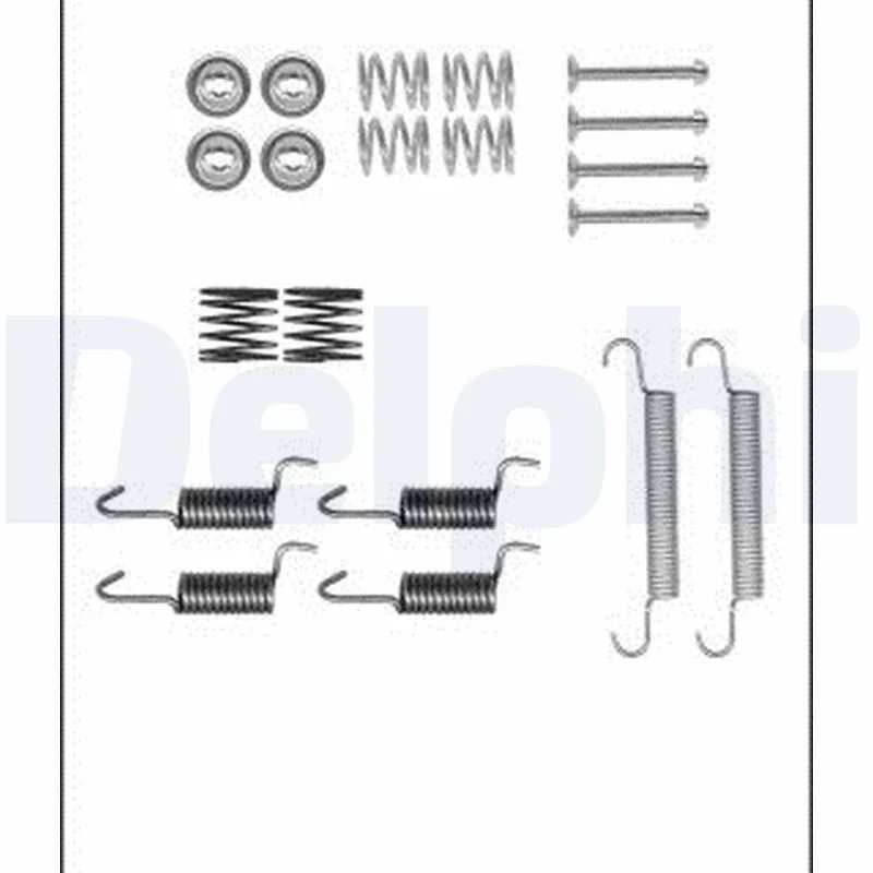 Kit de acessórios, sapatas do travão de estacionamento DELPHI LY1386