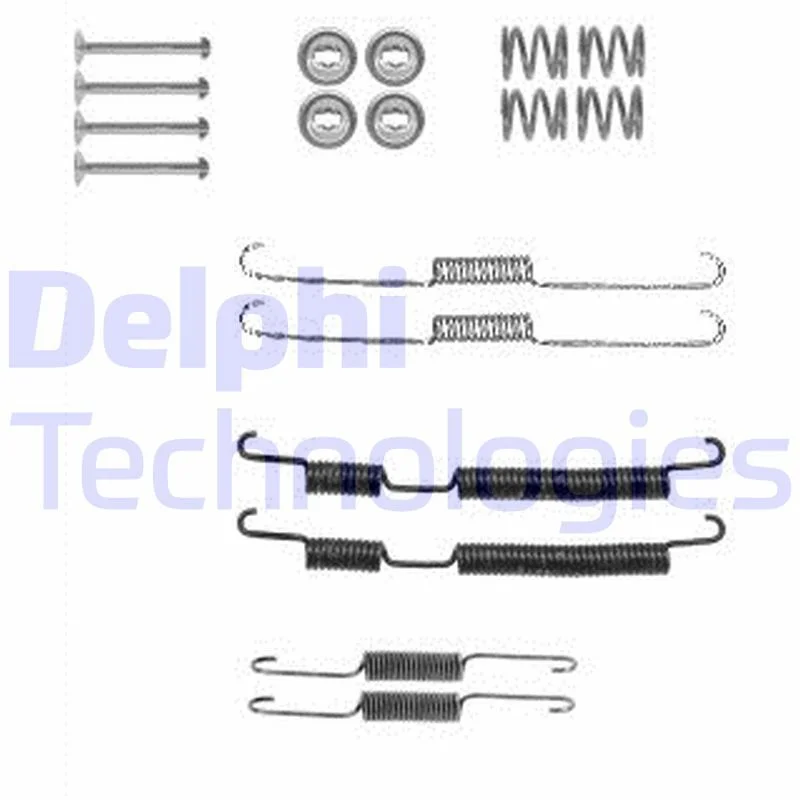 Kit de acessórios, sapatas de travão DELPHI LY1390