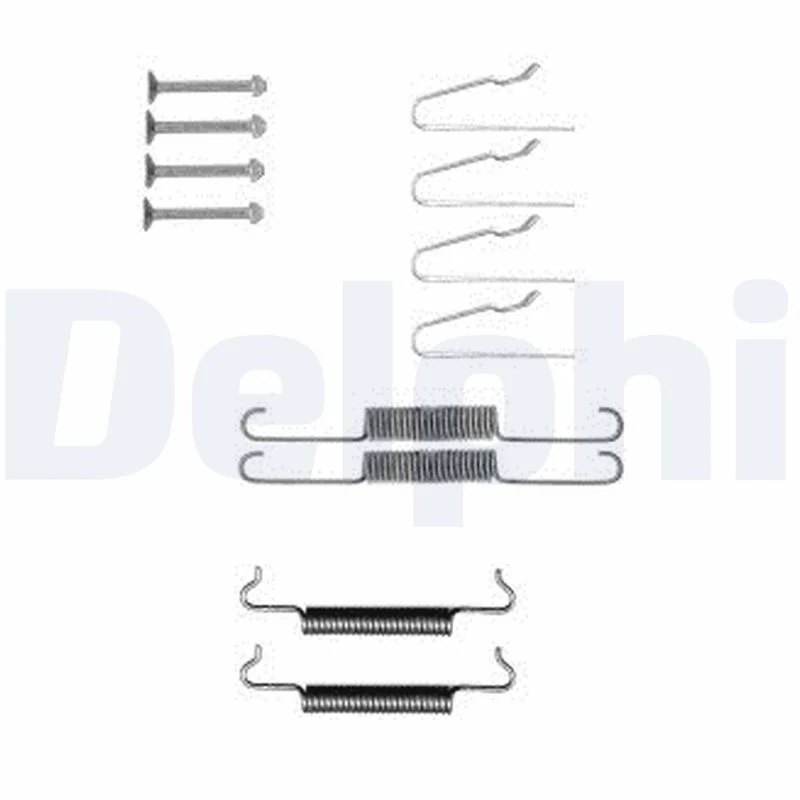 Kit de acessórios, sapatas do travão de estacionamento DELPHI LY1393