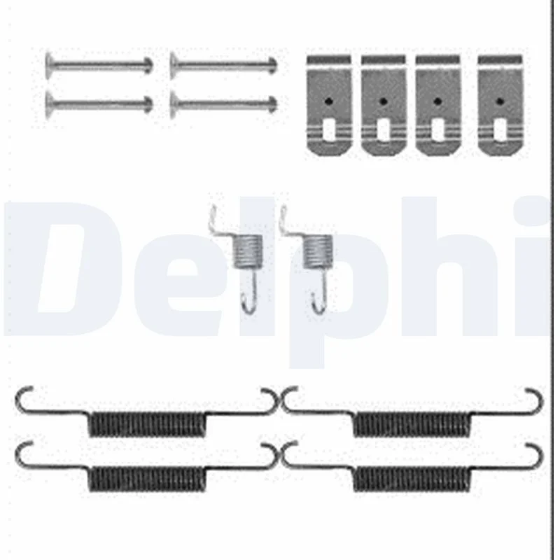 Kit de acessórios, sapatas do travão de estacionamento DELPHI LY1399