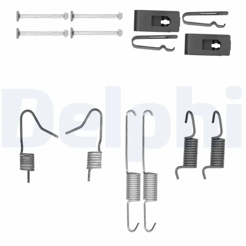 Kit de acessórios, sapatas do travão de estacionamento DELPHI LY1402