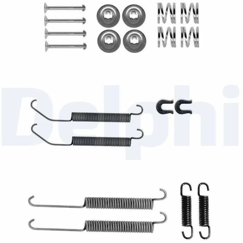 Kit de acessórios, sapatas de travão DELPHI LY1412