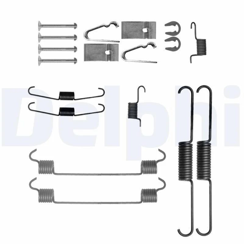 Accessory Kit, brake shoes DELPHI LY1421